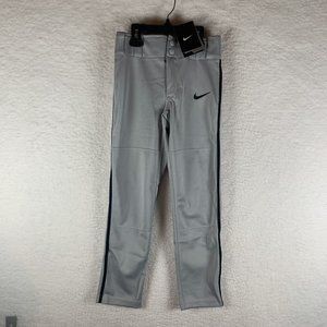 Nike Vapor Select Softball Pants Women's Size XS Gray Straight Leg Pockets‎ 6389